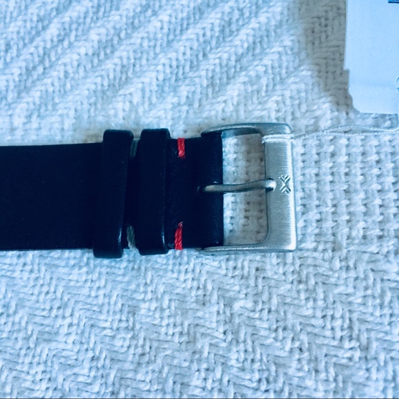 Skagen SKW6100 men’s black leather band watch. - Picture 6 of 7